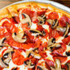 Gaetanos mushroom pizza.