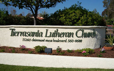 Lutheran Church sign