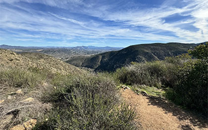 the hills at mission trails Tierrasanta