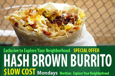 Hash Brown Burritor Special Offer