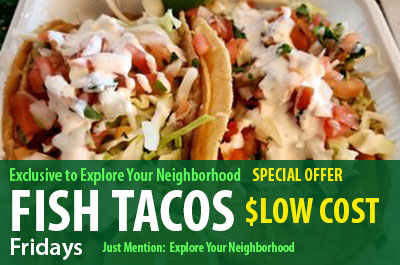 Fish taco special offer