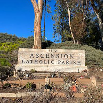 Ascension Church sign