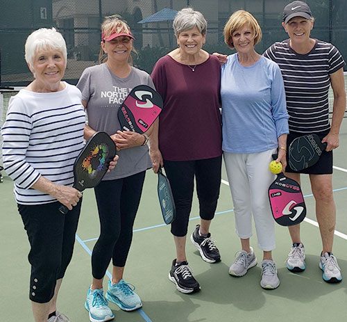 5 pickleball players from Tierrasanta Village