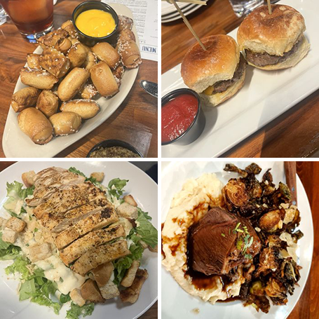 4 examples of food at Keg N Bottle Tierrasanta