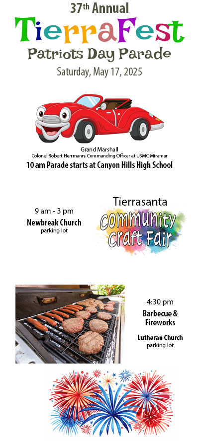 TierraFest in Tierrasanta parade, crafts fair and barbecue