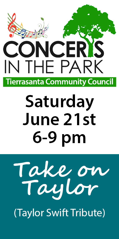Concerts in the park info for 6-21-25