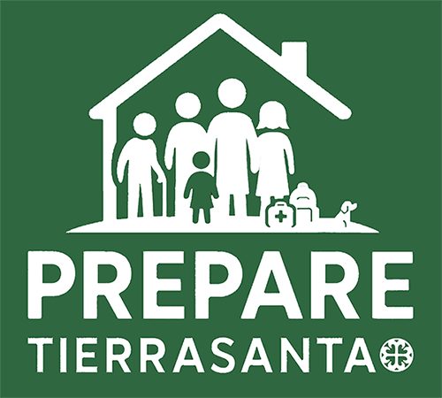 Prepare Tierrasanta logo in white