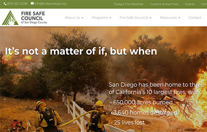 website of Fire Safe Council