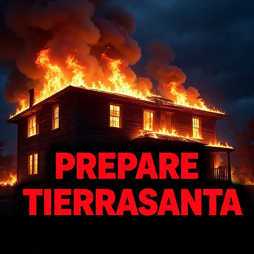 house on fire