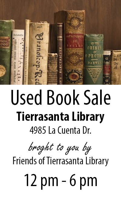 used book sale Tierrasanta Library