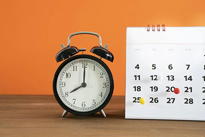 clock and calendar
