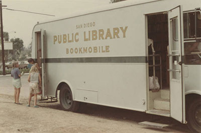 Library book mobile.