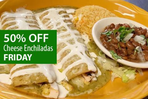 Cheese Enchilada with special offer