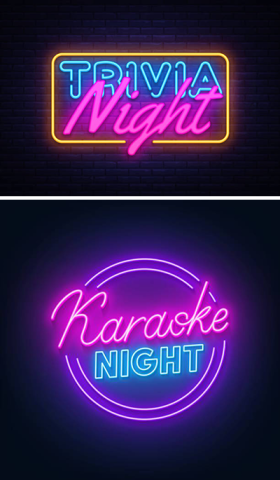 Trivia and Karaoke