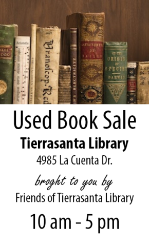 used book sale Tierrasanta Library