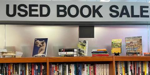 Used book sale promo